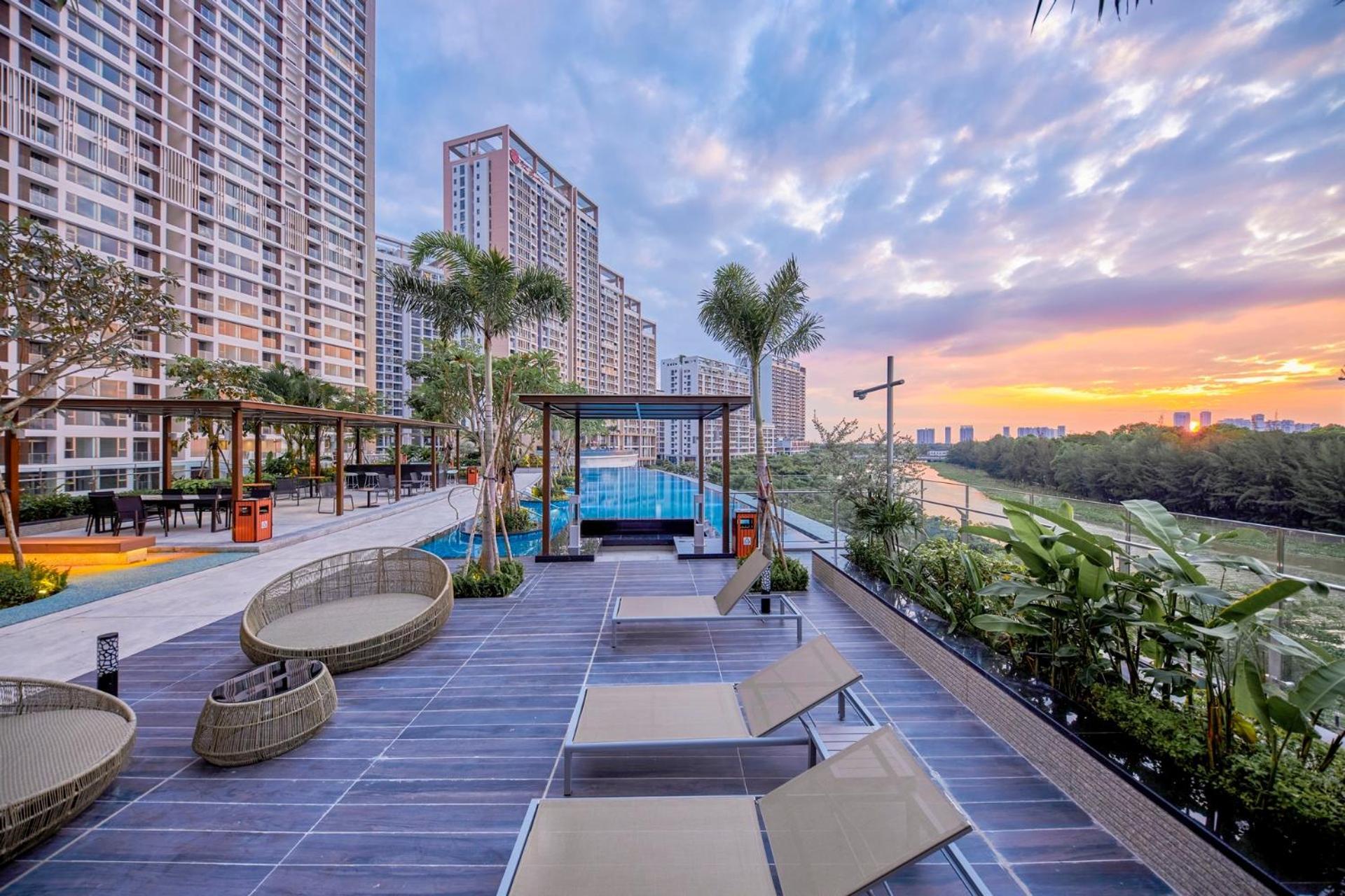 The Peak Midtown Twobedroom With Balcony Cidade de Ho Chi Minh Exterior foto
