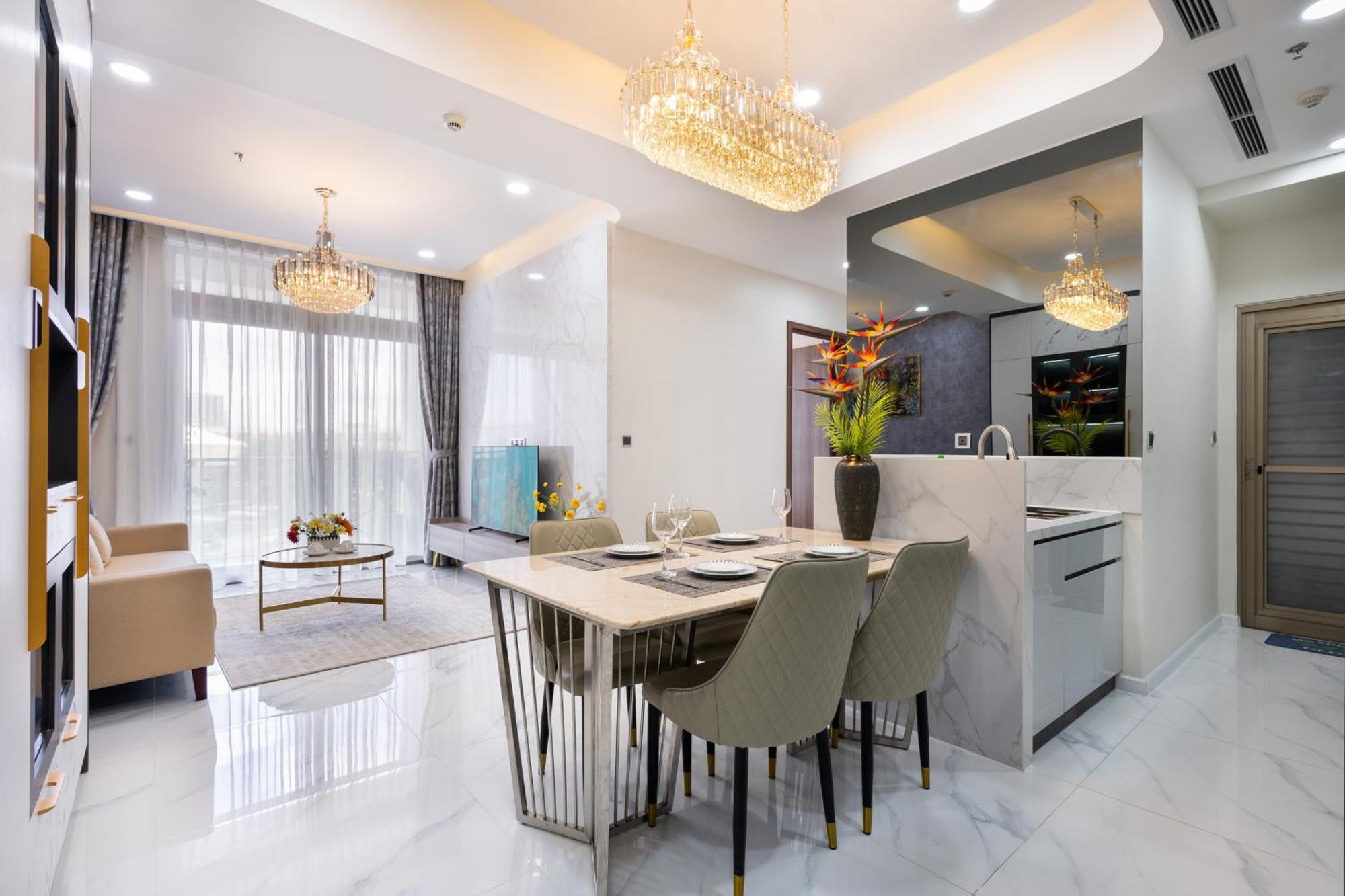 The Peak Midtown Twobedroom With Balcony Cidade de Ho Chi Minh Exterior foto