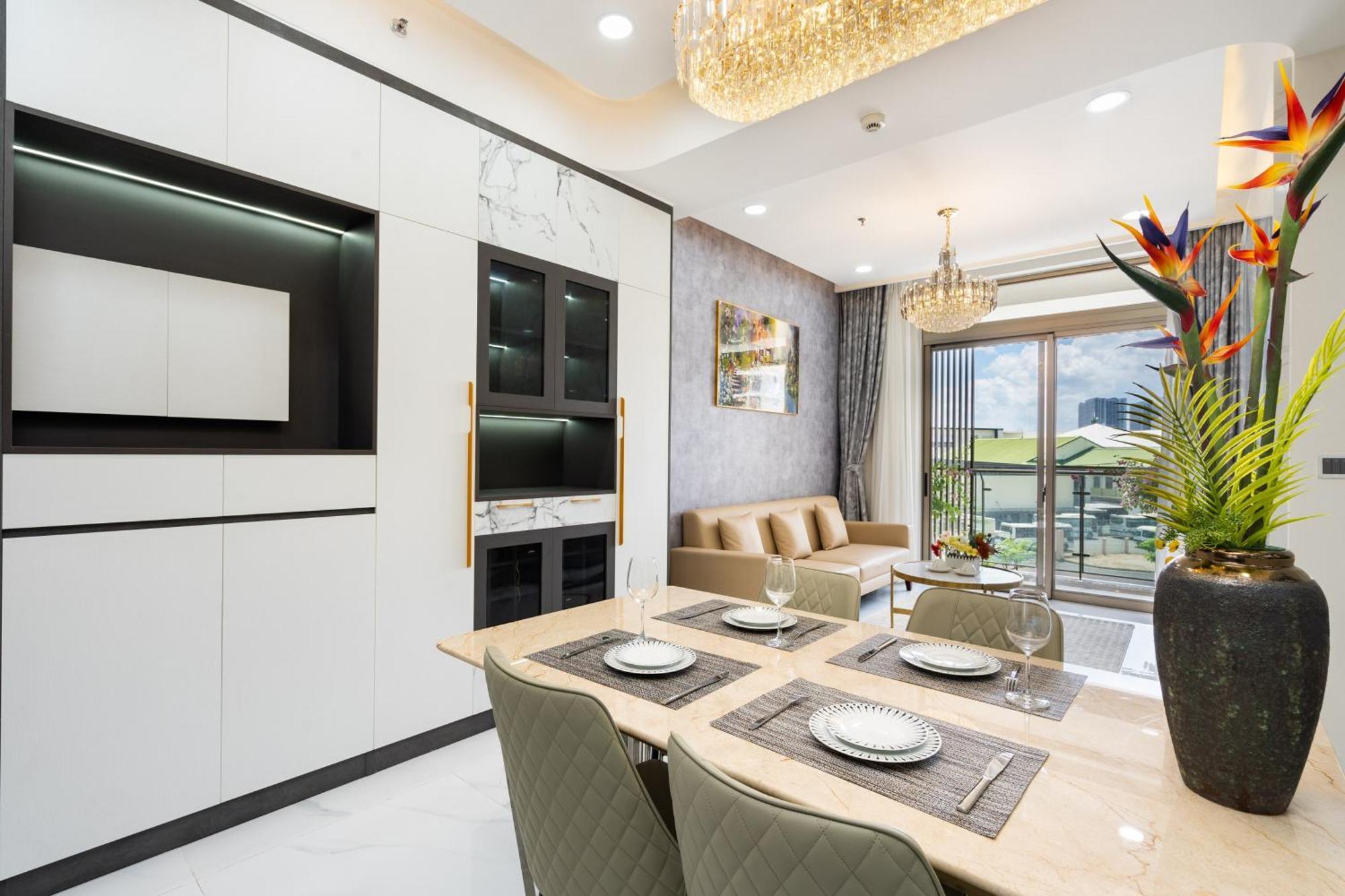 The Peak Midtown Twobedroom With Balcony Cidade de Ho Chi Minh Exterior foto